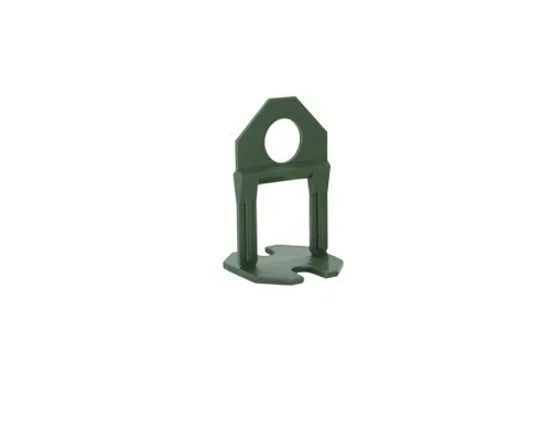 ESPACADOR NIVELADOR PISO ECO 1,0 MM VERDE C/ 100 UN - MOLDIMPLAS