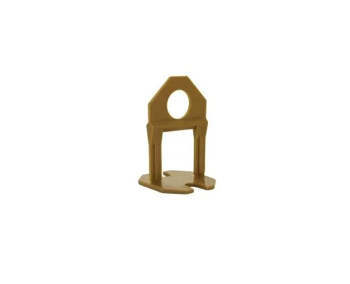 ESPACADOR NIVELADOR PISO SLIM 1,5MM C/ 100 UN AMARELO - MOLDIMPLAS