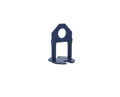 ESPACADOR NIVELADOR PISO SLIM 5,0MM C/ 100 UN AZUL - MOLDIMPLAS