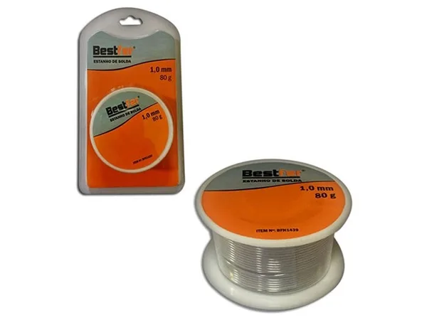 SOLDA (ESTANHO) 1,00MM 40G - BF