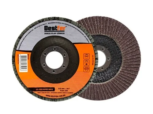 DISCO FLAP CONICO 4.1/2'' G. 120 - BF