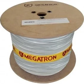 CABO COAXIAL 06 67% C/ 300M BRANCO - MEGATRON