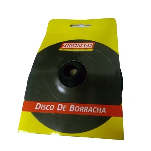 DISCO BORRACHA P/ LIXAR 4.1/2'' (115MM) FLEXIVEL - THOMPSON