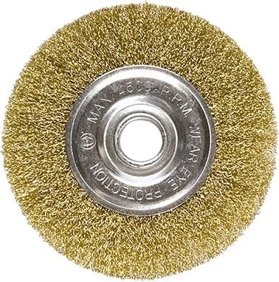 ESCOVA ACO CIRCULAR D. 6'' X 150MM ACO CARBONO - MTX