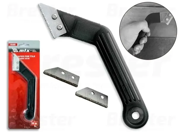 RASPADOR DE REJUNTE 200MM LAMINA 50MM - MTX