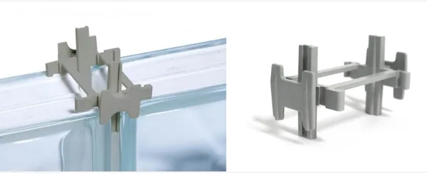 ESPACADOR BLOCO DE VIDRO C/ 10 UN - MOLDIMPLAS