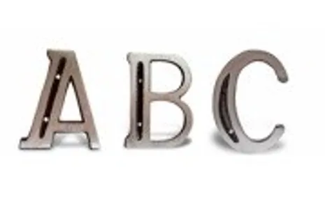 LETRA DE ALUMINIO B - BETEL