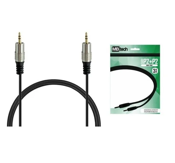 CABO AUDIO E VIDEO P2 X P2 C/ 3M - MBTECH