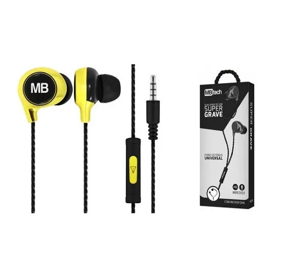 FONE DE OUVIDO C/ MICROFONE. - MBTECH