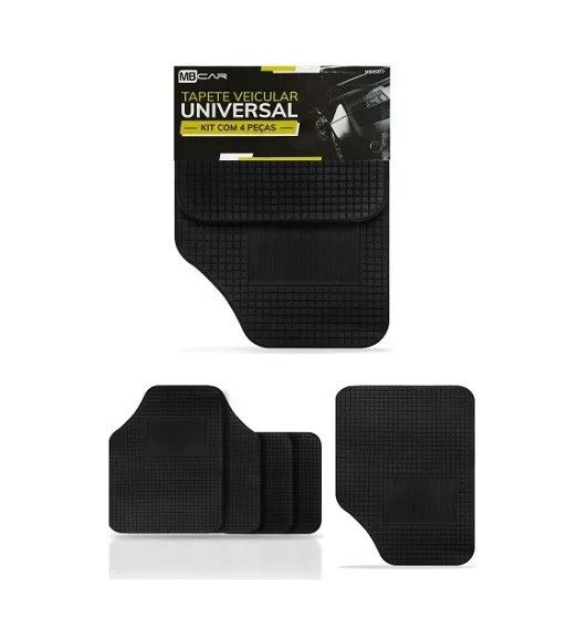 JG. TAPETE P/ CARRO C/ 4 PC UNIVERSAL - MBTECH