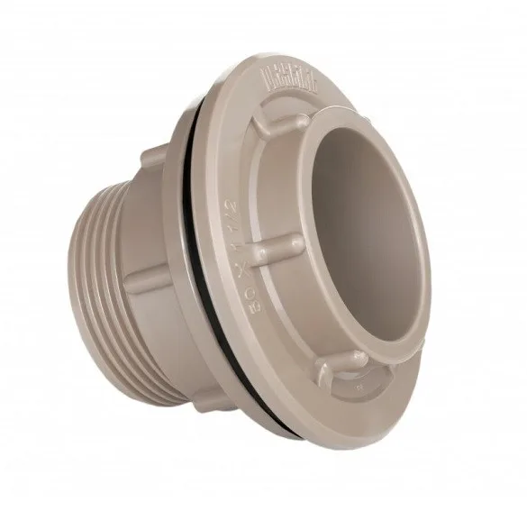 ADAPTADOR SOLDAVEL P/ CX D'AGUA FLANGE 20MM X 1/2'' - PLASTILIT