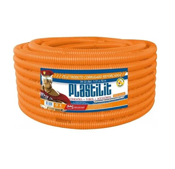 PLAST. - ELETRODUTO CORRUGADO REFORCADO DN 25 3/4' X 50M