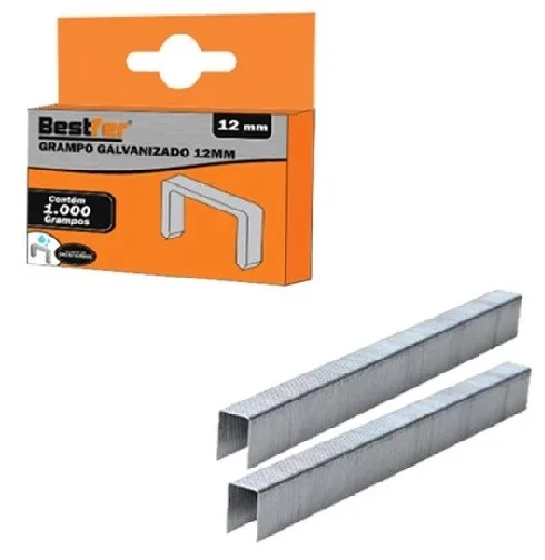 GRAMPO P/ GRAMPEADOR 12MM CX C/ 1000 PC - BF
