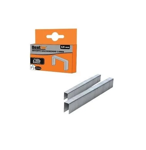 GRAMPO P/ GRAMPEADOR 14MM CX C/ 1000 PC - BF