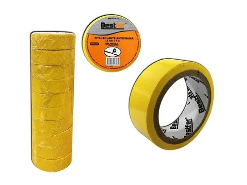 FITA ISOLANTE 19MM X 5M AMARELA - BF