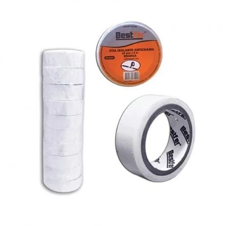 FITA ISOLANTE 19MM X 5M BRANCA - BF