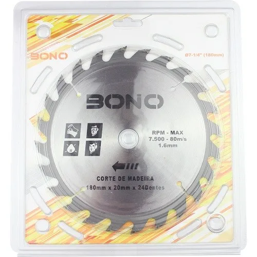 DISCO SERRA CIRC. WIDEA 7.1/4 X 24D X 20MM - BONO