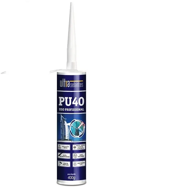 ADESIVO PU 40 CONSTRUCAO BRANCO 400G - ULTRA SELANTES