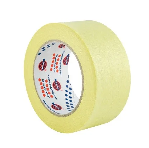 FITA CREPE AMARELA 50MM X 50M - EUROCEL