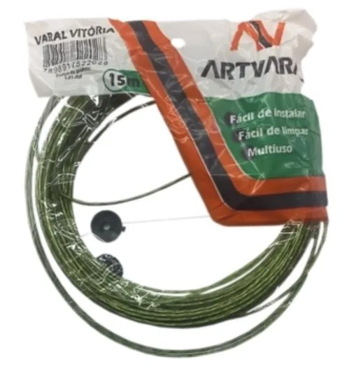 CORDA VARAL ACO C/ 15M - ARTVARAL