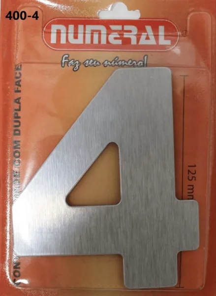 NUMERO 125MM ACM ACO ESC. 4 - NUMERAL