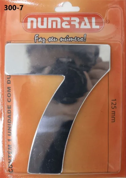 NUMERO 125MM ACM ESPELHADO 7 - RF MAX