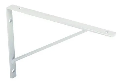 SUPORTE P/ PRAT. MAO FRANCESA REFORCADA BRANCO RED. 15CM - OVERTIME
