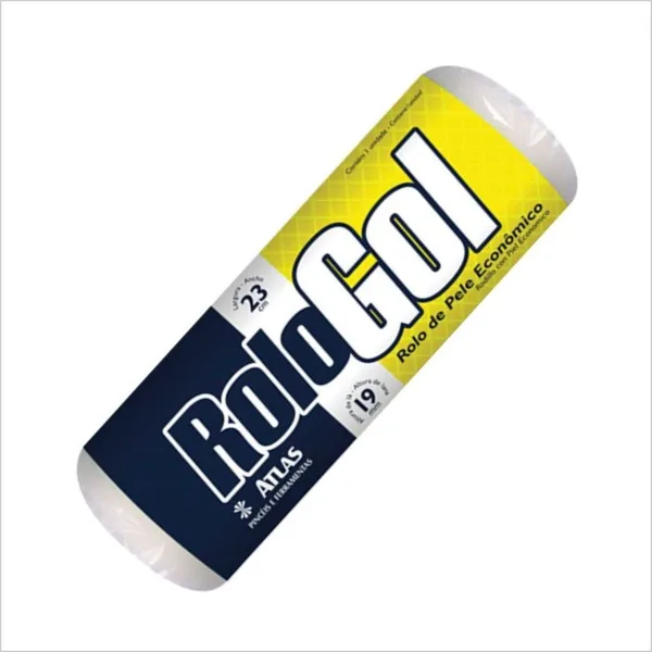 ROLO LA NATURAL PELE GOL 23CM S/ CABO - PINCEIS ATLAS