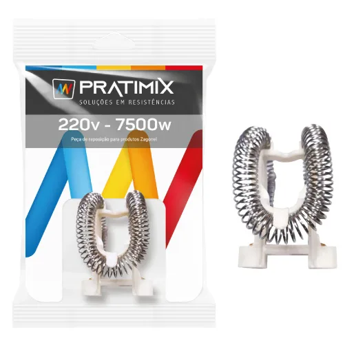 RESISTENCIA SUBLIME ZAGONEL 7500W 220V (2) - PRATIMIX