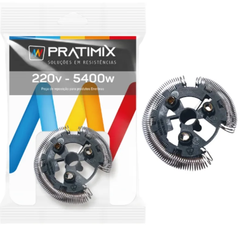 RESISTENCIA ENERDUCHA PLUS C/ SUPORTE 5400W 127V (9) - PRATIMIX