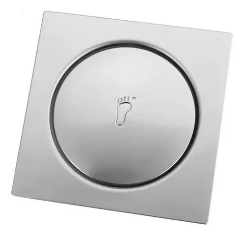 RALO CLICK INOX QUADRADO 9,40CM CROMADO - ULTRA METAIS