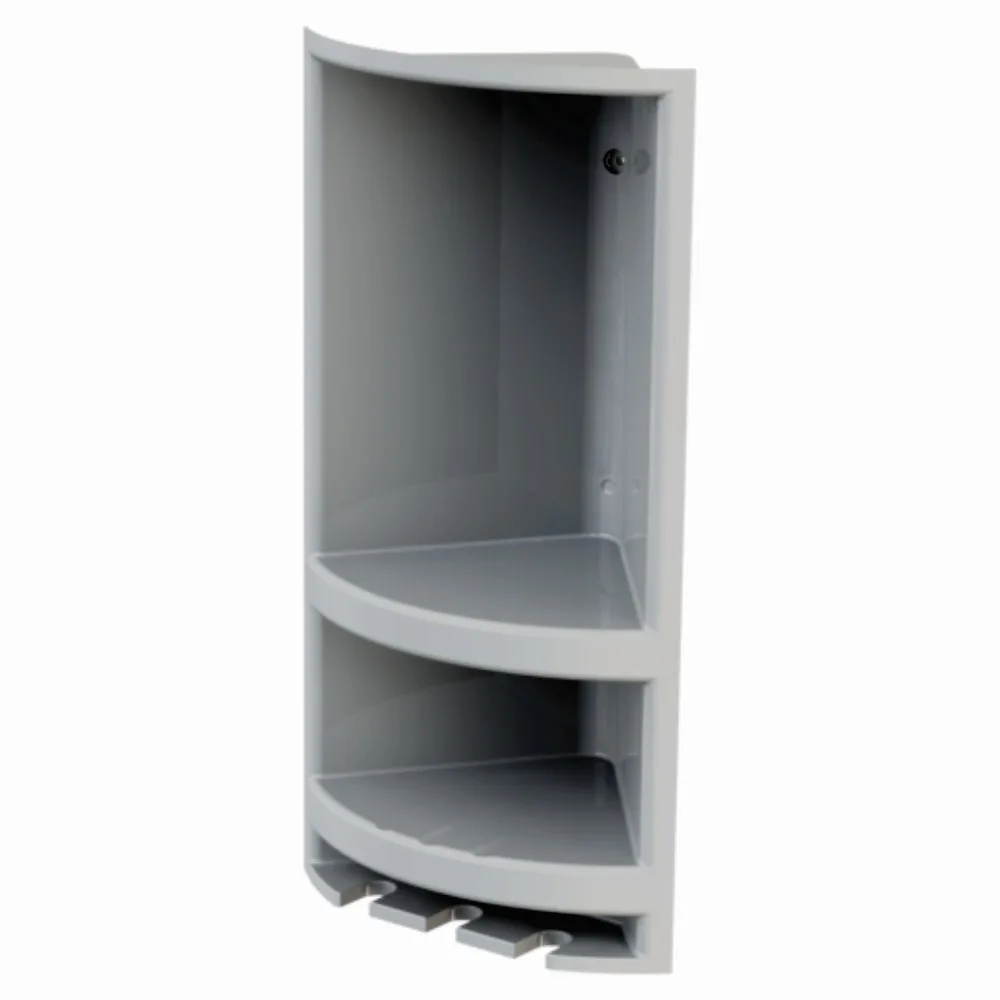 PORTA SHAMPOO CINZA - VALEPLAST