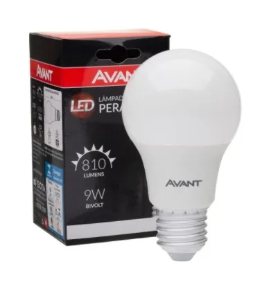 LAMPADA LED BULBO 9W 6500K - AVANT