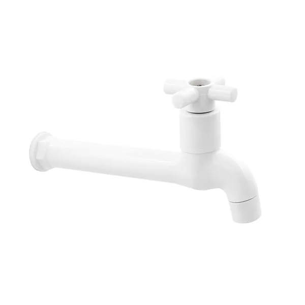 TORNEIRA ABS BRANCA PAREDE FIXA LONGA C/ AREJ. C31 - ULTRA METAIS