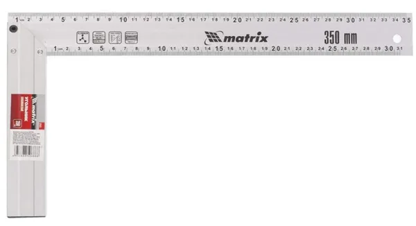 ESQUADRO C/ CABO ALUMINIO 14'' (35CM) - MTX