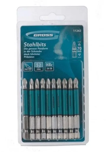 JG. BITS PHILIPS PH2 90MM LONGO CRV C/ 10 UN - GROSS