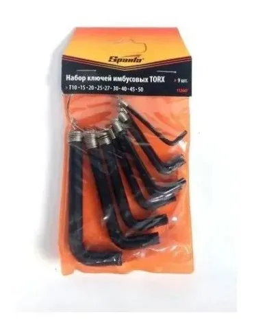 JG. CHAVE TORX CURTA C/ 9 PC - SPARTA