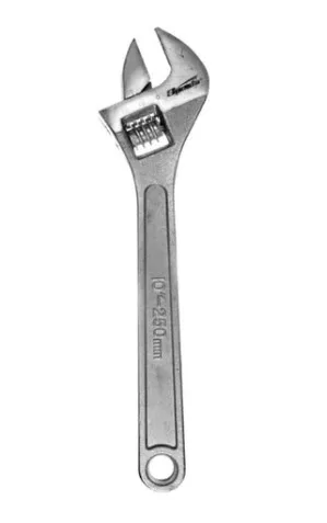 CHAVE INGLESA CROMADA 10'' - SPARTA