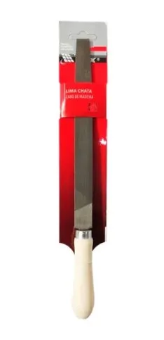LIMA CHATA BASTARDA 8'' C/ CABO MADEIRA - MTX