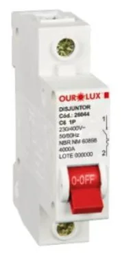 DISJUNTOR UNIPOLAR 25A - OUROLUX
