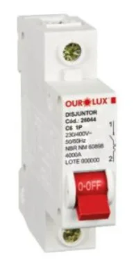 DISJUNTOR UNIPOLAR 50A - OUROLUX