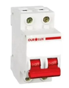DISJUNTOR BIPOLAR 6A - OUROLUX
