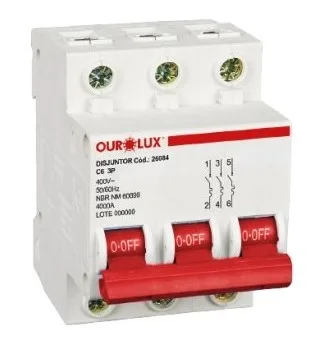 DISJUNTOR TRIPOLAR 25A - OUROLUX