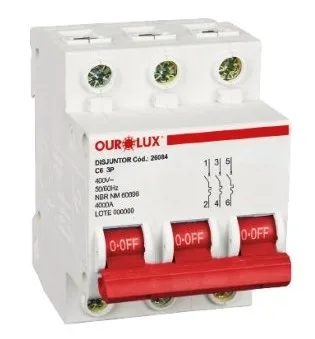 DISJUNTOR TRIPOLAR 40A - OUROLUX