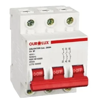 DISJUNTOR TRIPOLAR 80A - OUROLUX