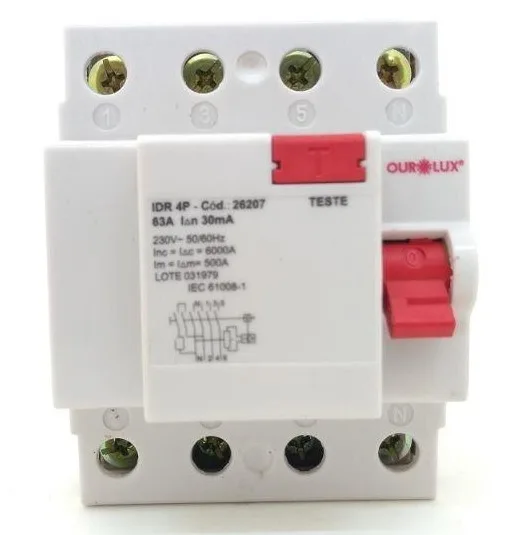 DISPOSITIVO IDR TETR 40A 30MA - OUROLUX