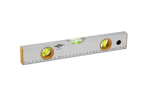 NIVEL ALUMINIO 12'' 30CM - BRASFORT