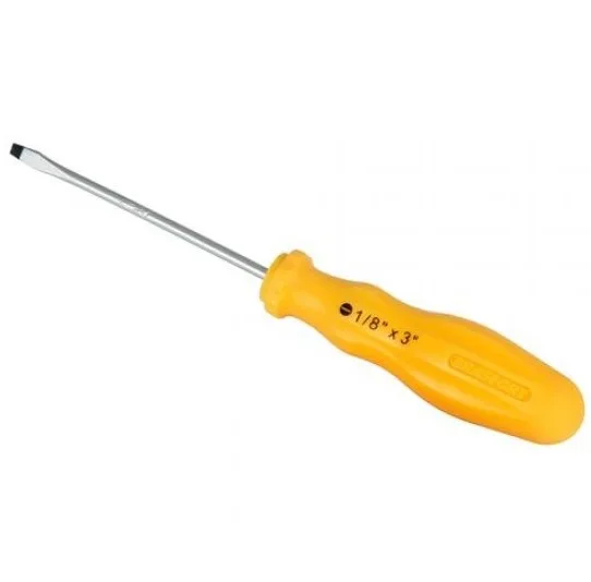 CHAVE FENDA 3/8'' X 6'' - BRASFORT