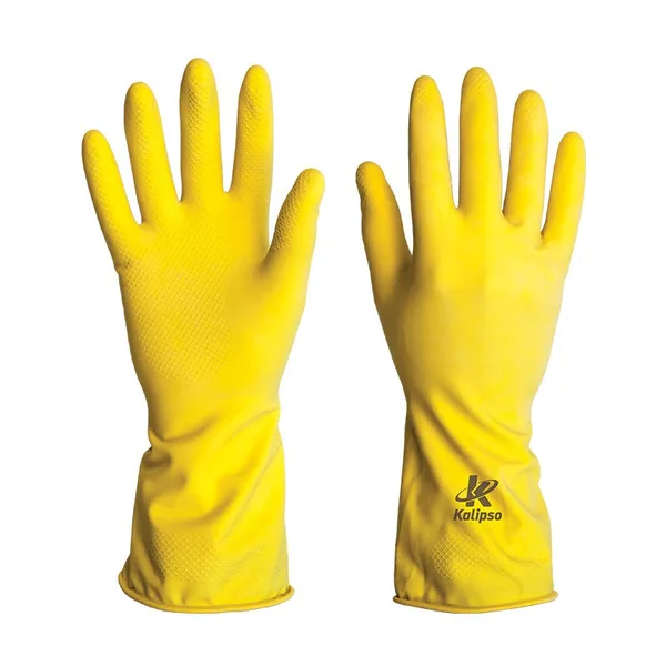 LUVA LATEX AMARELA T. 9 (G) - KALIPSO