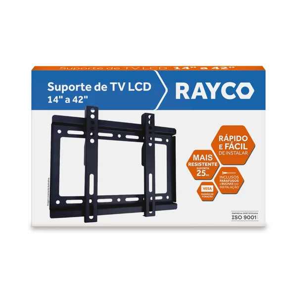 SUPORTE TV FIXO 14'' A 42'' - RAYCO